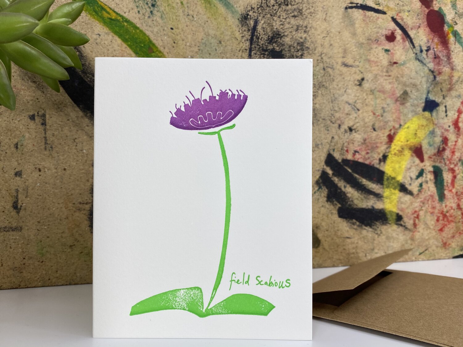 Flower Gift Card - Cushendale Woollen Mills