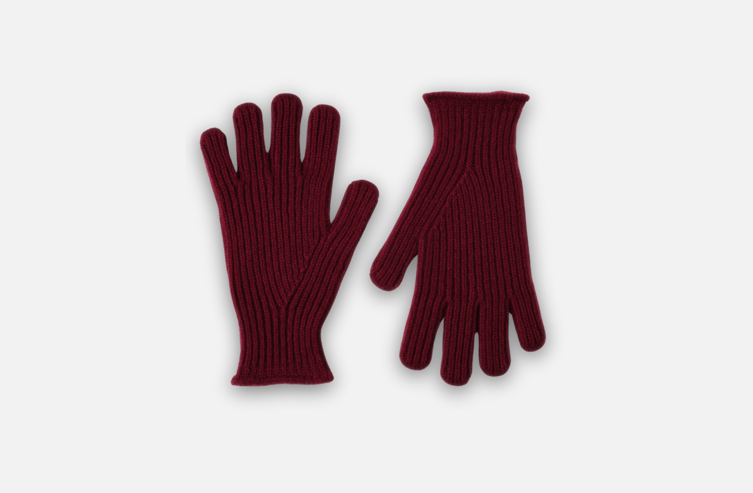 Bordeaux Clyde Gloves - Cushendale Woollen Mills