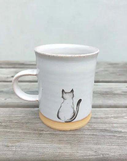 Cat Handthrown Mug - Cushendale Woollen Mills