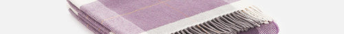 Grape Glynn Lambswool Throw Blanket - Cushendale Woollen Mills