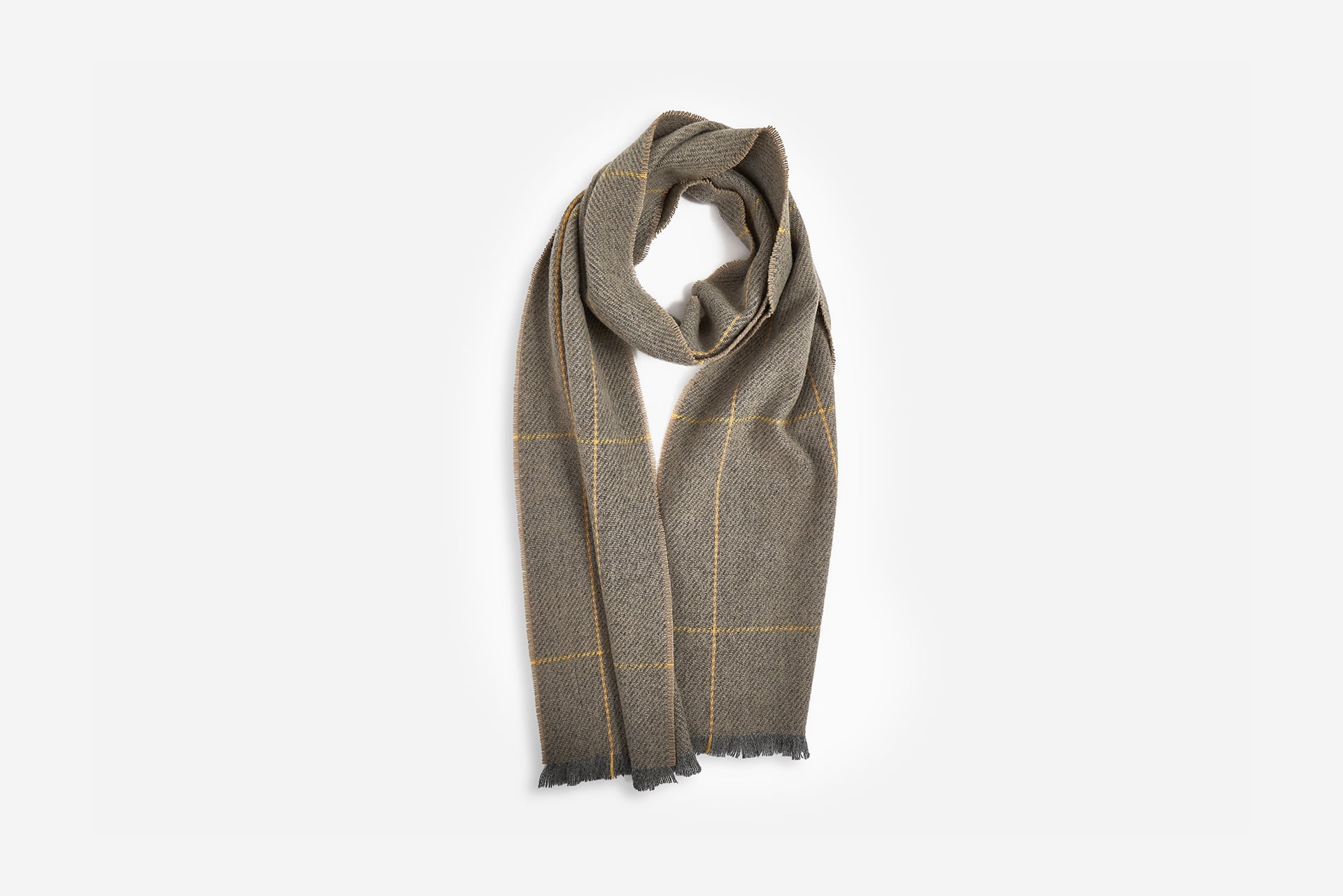 Loam Turra Merino Lambswool Scarf - Cushendale Woollen Mills