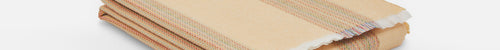Apricot Seskin Lambswool Throw Blanket - Cushendale Woollen Mills