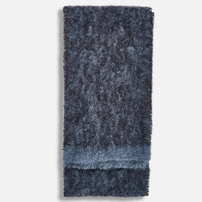 Black Clash Mohair Scarf - Cushendale Woollen Mills