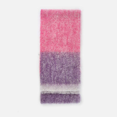 Raspberry Silare Mohair XScarf - Cushendale Woollen Mills