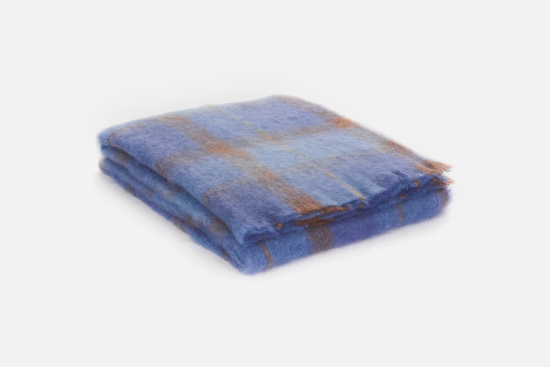 Bluebird Drumin Mohair Throw Blanket - Cushendale Woollen Mills