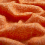 Tangerine Mooneen Mohair Throw Blanket - Cushendale Woollen Mills