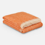 Tangerine Mooneen Mohair Throw Blanket - Cushendale Woollen Mills
