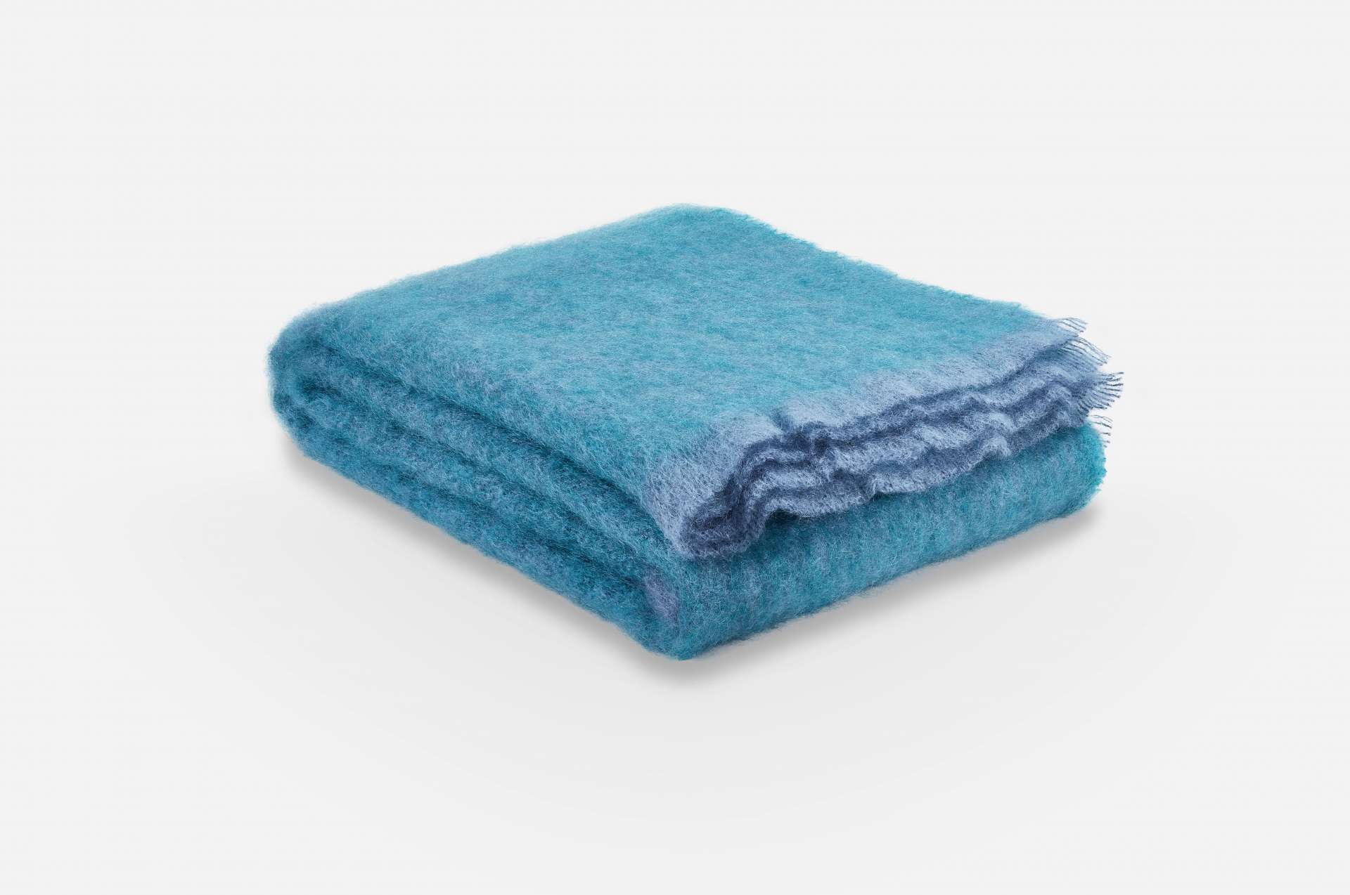 Teal mohair throw sale