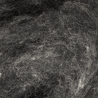 Dark Charcoal Carded Irish Wool - Cushendale Woollen Mills