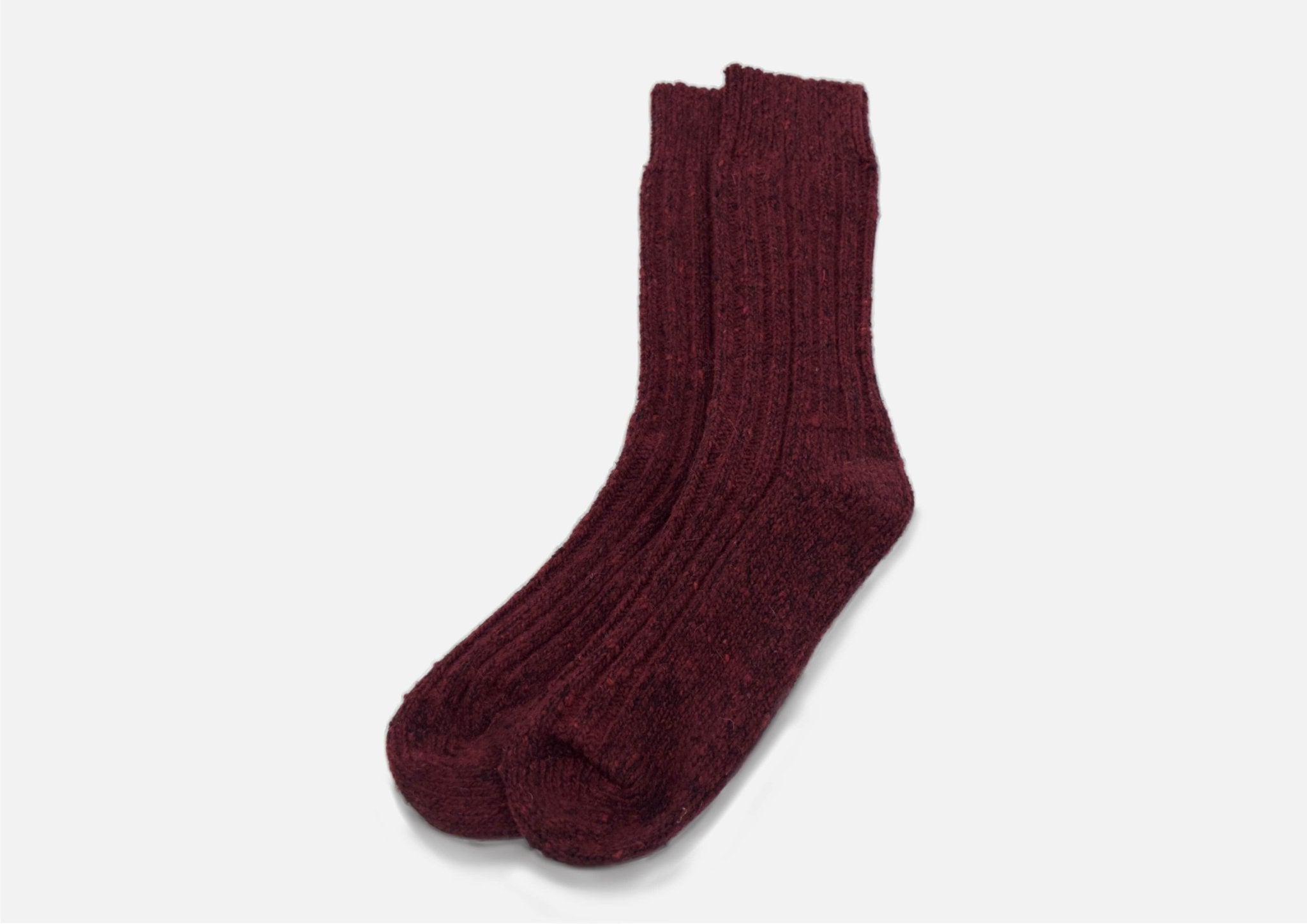 Wine Wool Socks - Cushendale Woollen Mills