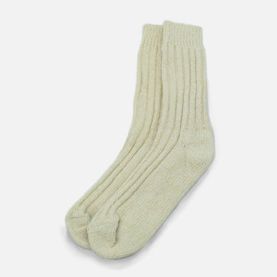 White Wool Socks - Cushendale Woollen Mills