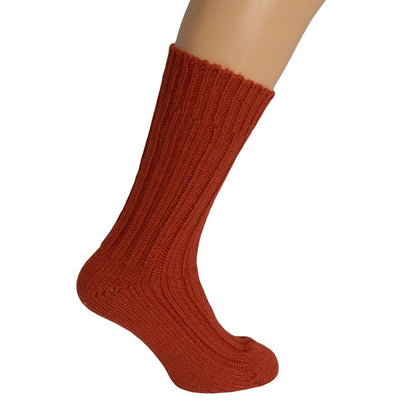 Red Natural Wool Socks - Cushendale Woollen Mills