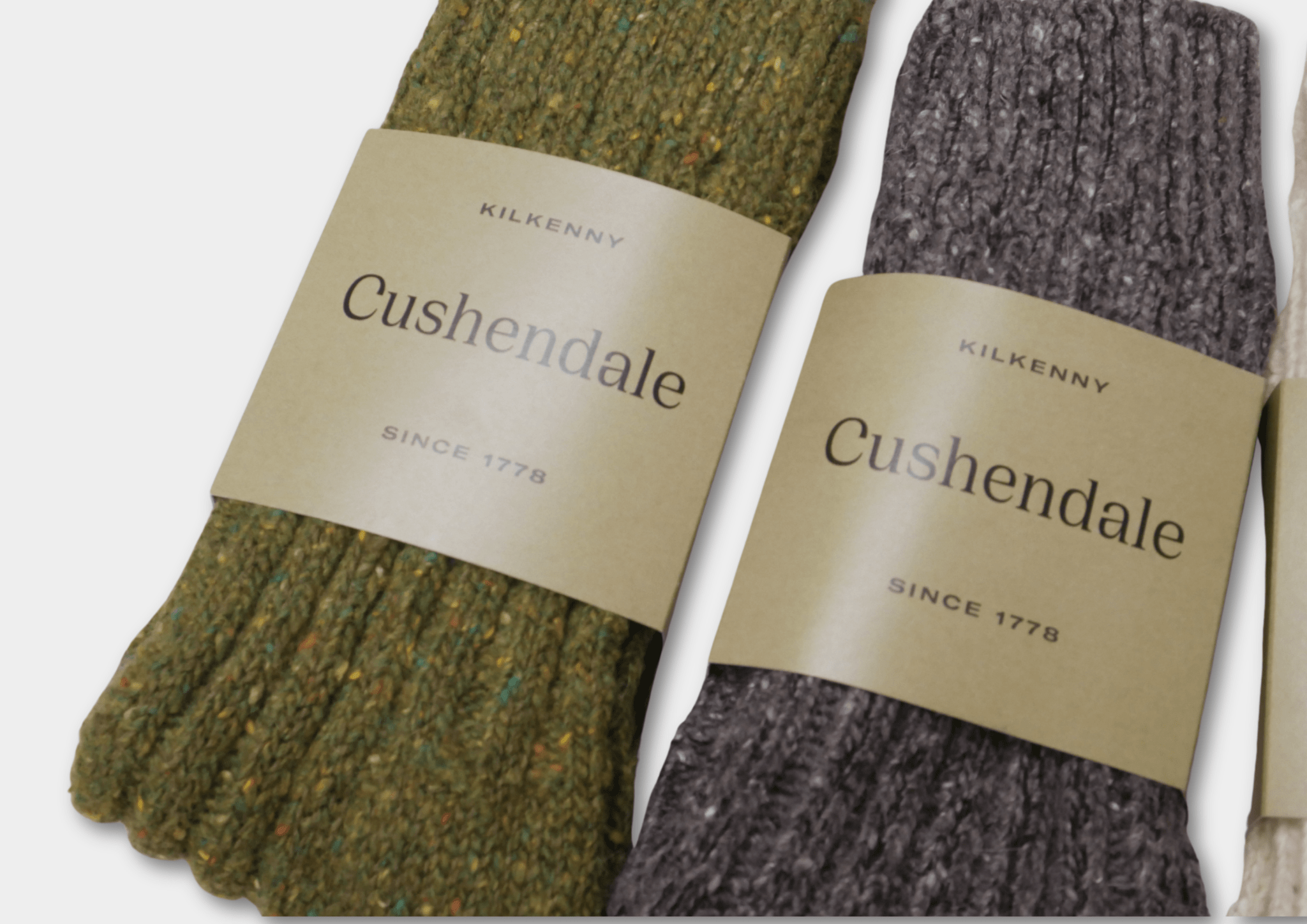 Green Wool Socks - Cushendale Woollen Mills