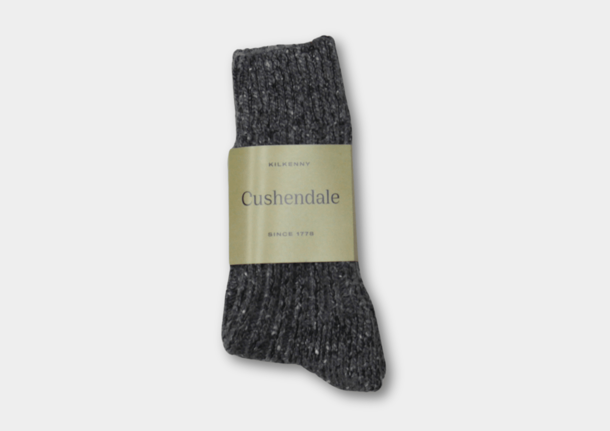 Grey Wool Socks - Cushendale Woollen Mills