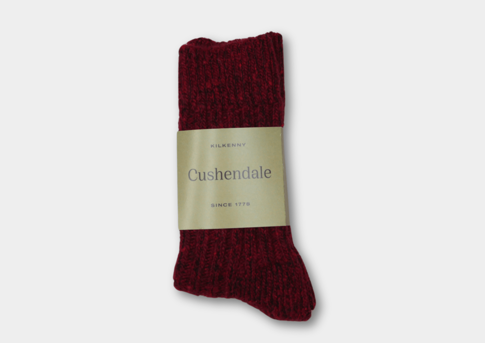 Wine Wool Socks - Cushendale Woollen Mills