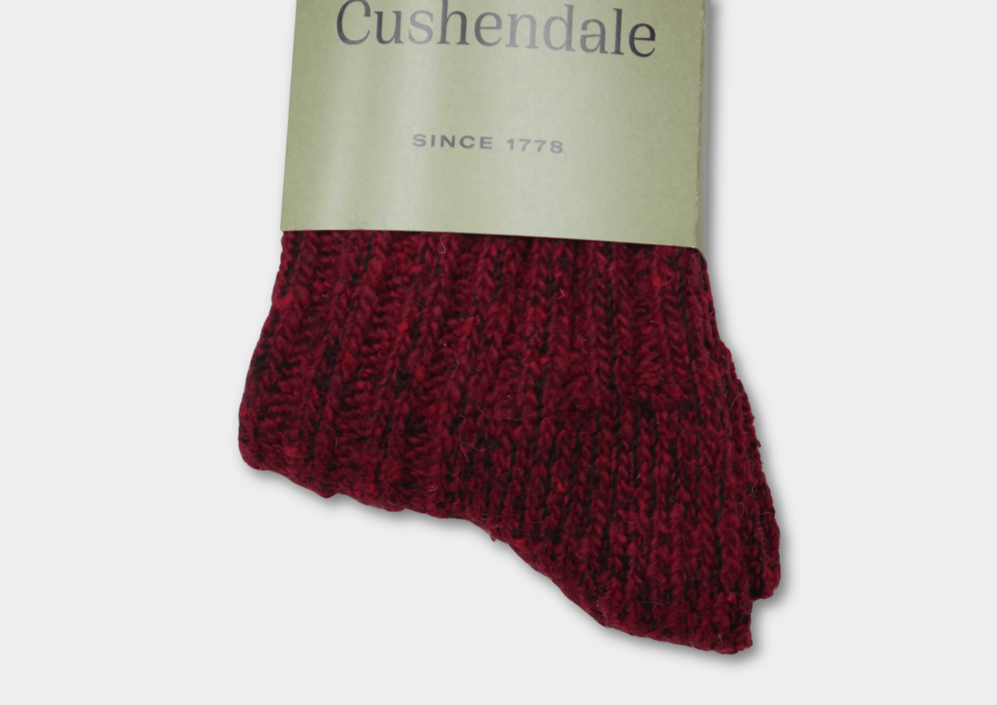 Wine Wool Socks - Cushendale Woollen Mills