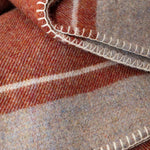 Cinnamon Lacken Irish Wool Bed Blanket - Cushendale Woollen Mills