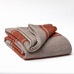 Cinnamon Lacken Irish Wool Bed Blanket - Cushendale Woollen Mills