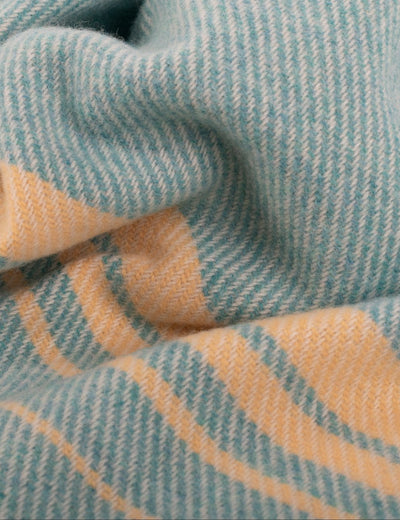 Sea Ombre Kileen Lambswool Baby Blanket - Cushendale Woollen Mills