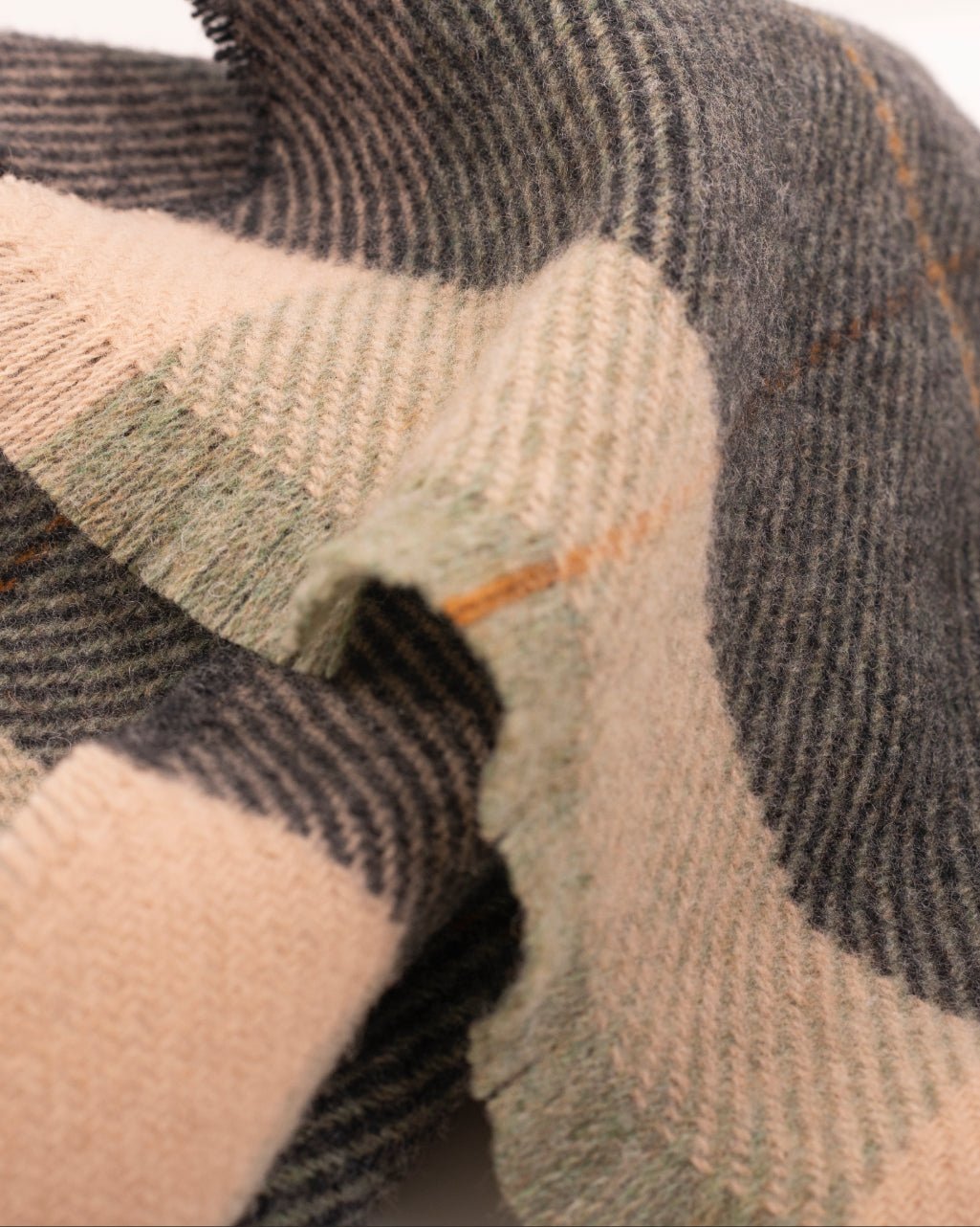 Charcoal Mullins Merino Lambswool Scarf - Cushendale Woollen Mills