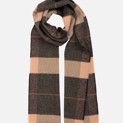 Charcoal Mullins Merino Lambswool Scarf - Cushendale Woollen Mills