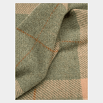 Sage/Fawn Mullins Merino Lambswool Scarf - Cushendale Woollen Mills