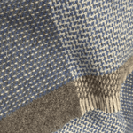 Azure Tweed Merino Lambswool Scarf - Cushendale Woollen Mills