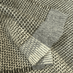 Moss/Grey Tweed Merino Lambswool Scarf - Cushendale Woollen Mills