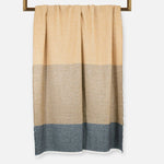Toffee Ballyogan Lambswool Throw Blanket - Cushendale Woollen Mills
