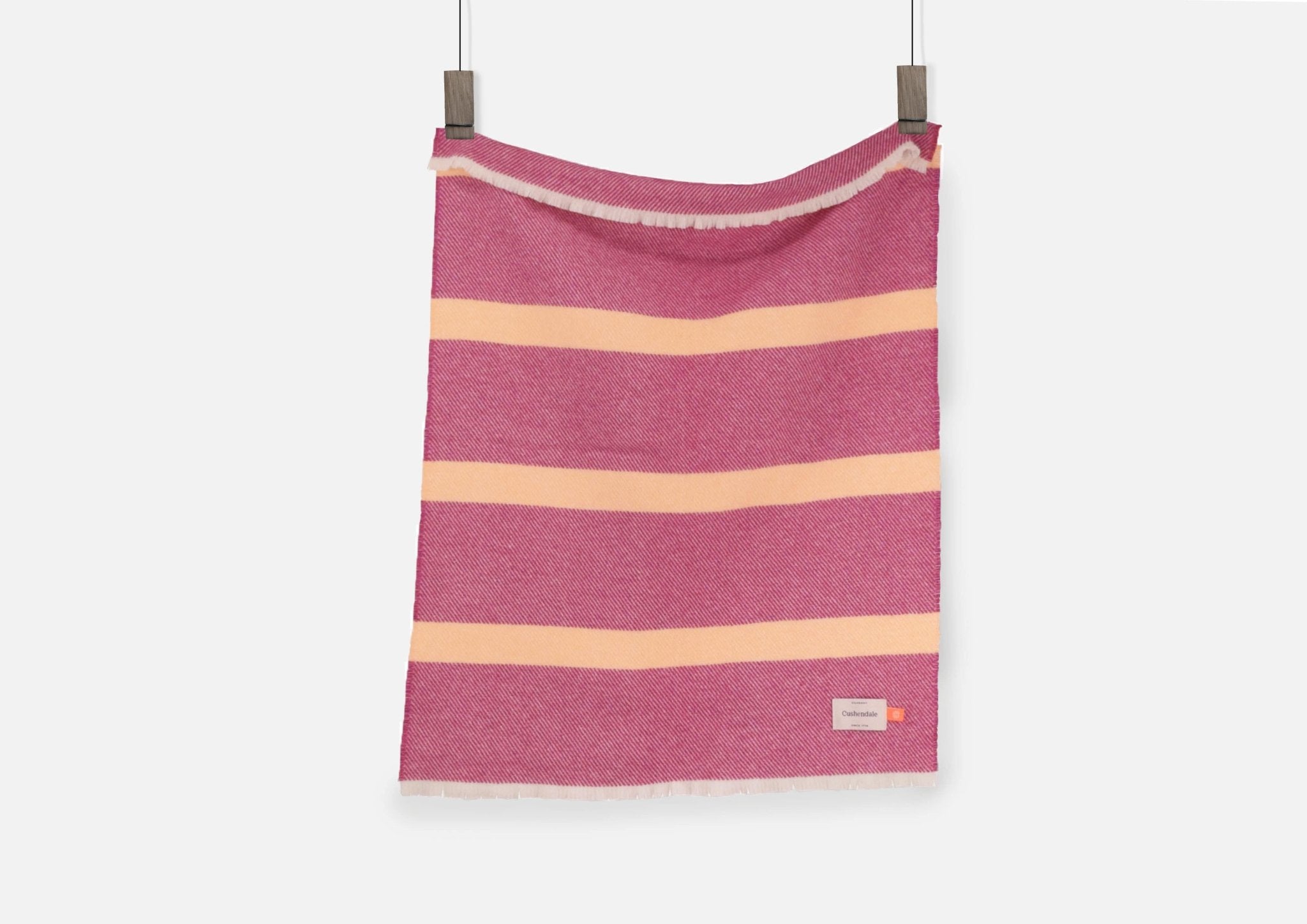 Foxglove Classic Kileen Lambswool Baby Blanket - Cushendale Woollen Mills