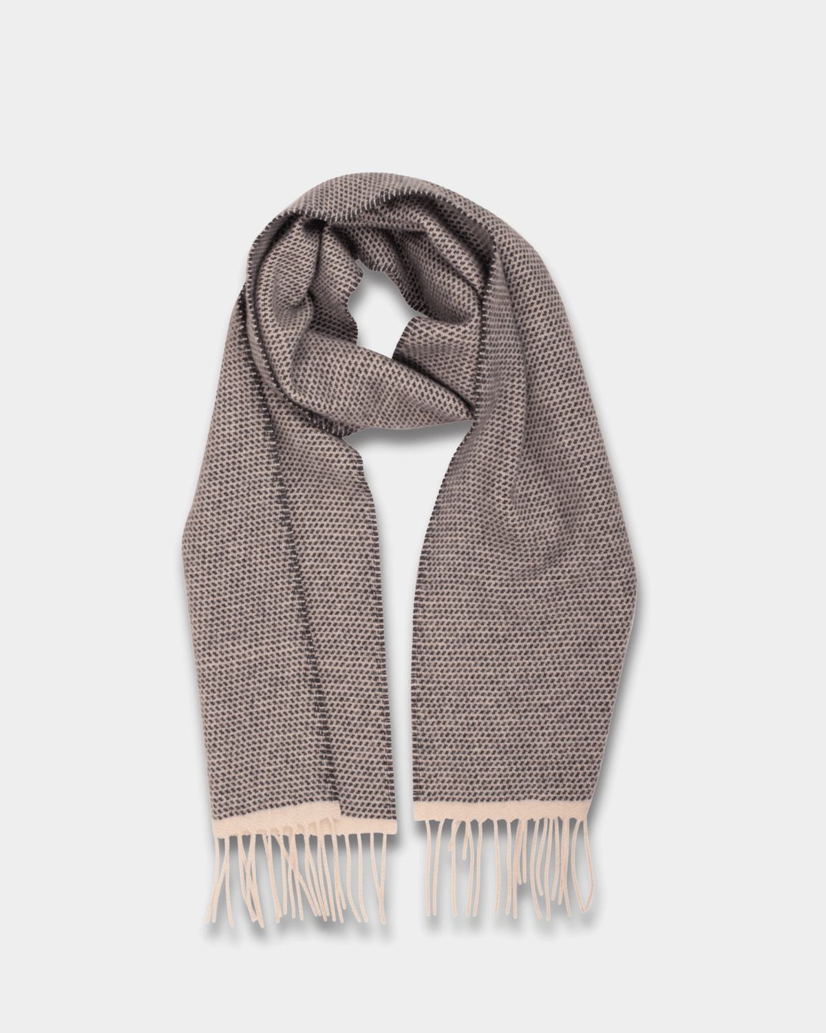 Graphite Duiske Merino Lambswool Scarf - Cushendale Woollen Mills