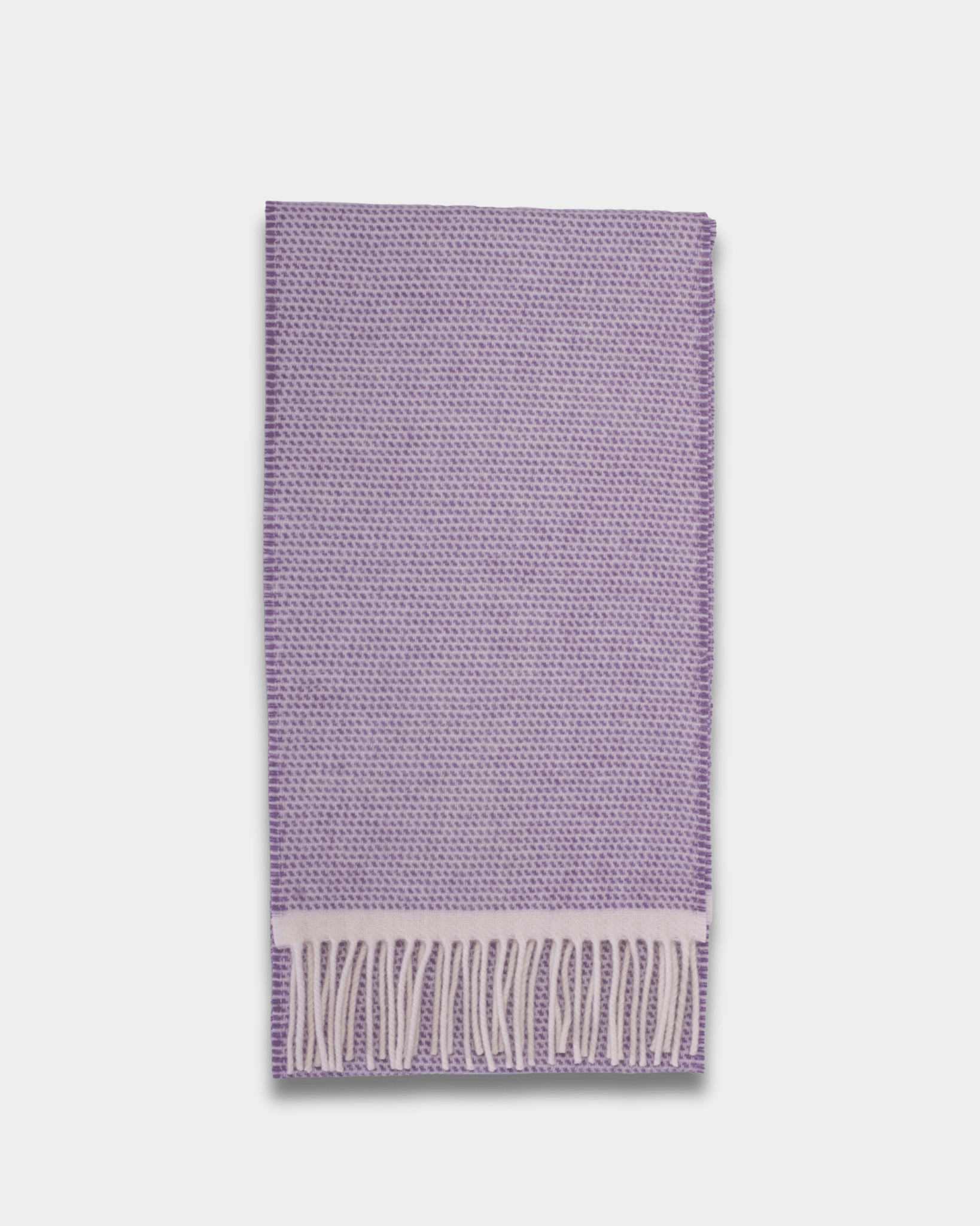 Mauve Duiske Merino Lambswool Scarf - Cushendale Woollen Mills