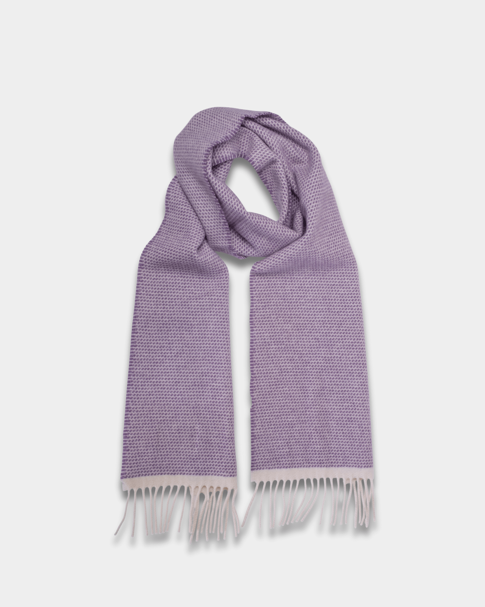 Mauve Duiske Merino Lambswool Scarf - Cushendale Woollen Mills