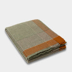 Fern Heron Lambswool Throw Blanket - Cushendale Woollen Mills