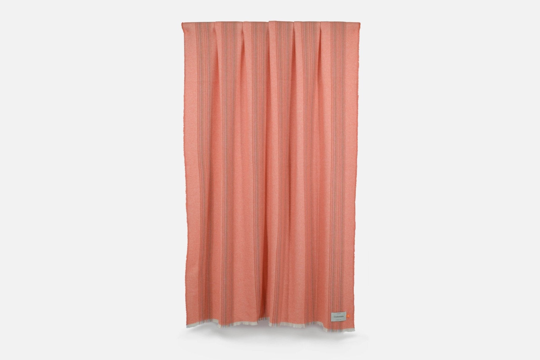 Coral Seskin Lambswool Throw Blanket - Cushendale Woollen Mills