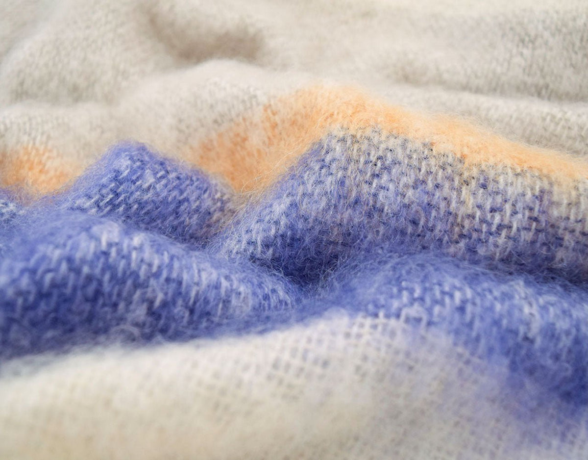 Gentian Silare Mohair XScarf - Cushendale Woollen Mills