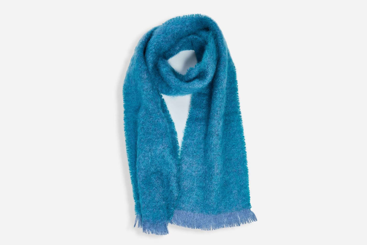 Bottle Clash Mohair Scarf - Cushendale Woollen Mills