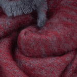 Wine Clash Mohair Throw Blanket - Cushendale Woollen Mills