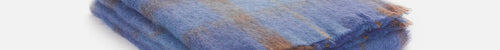 Bluebird Drumin Mohair Throw Blanket - Cushendale Woollen Mills