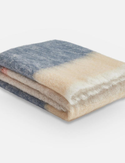 Slate Silare Mohair XThrow Blanket - Cushendale Woollen Mills