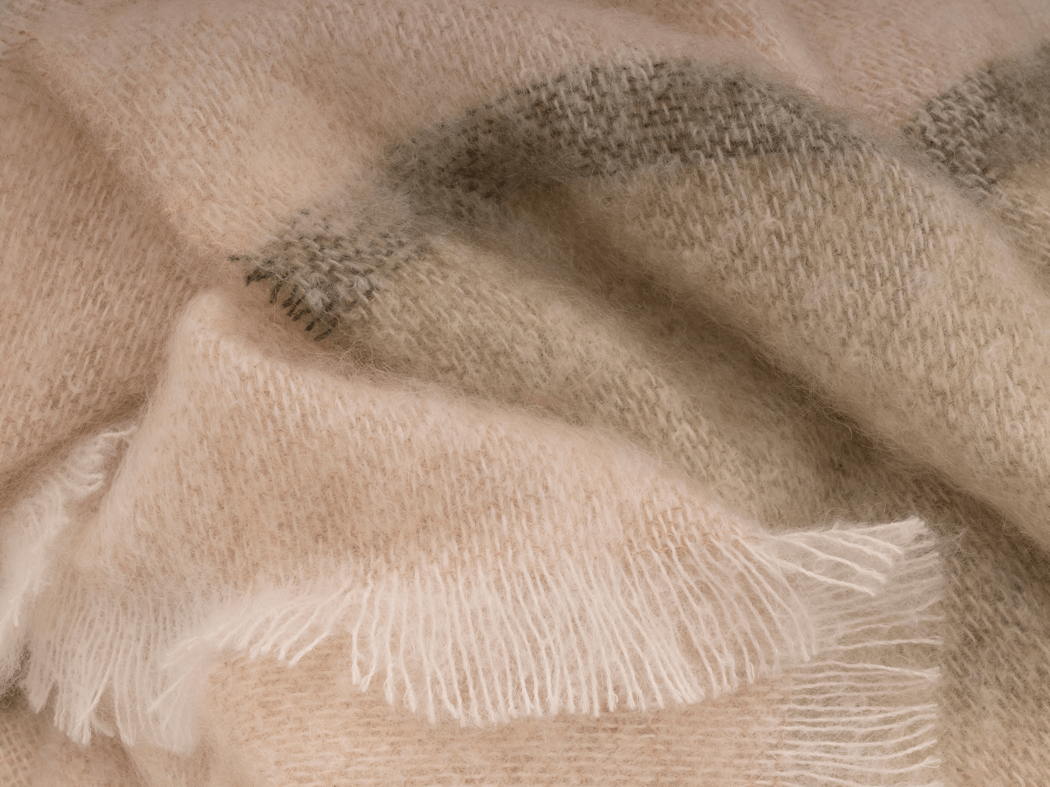 Sage Silare Mohair XThrow Blanket - Cushendale Woollen Mills