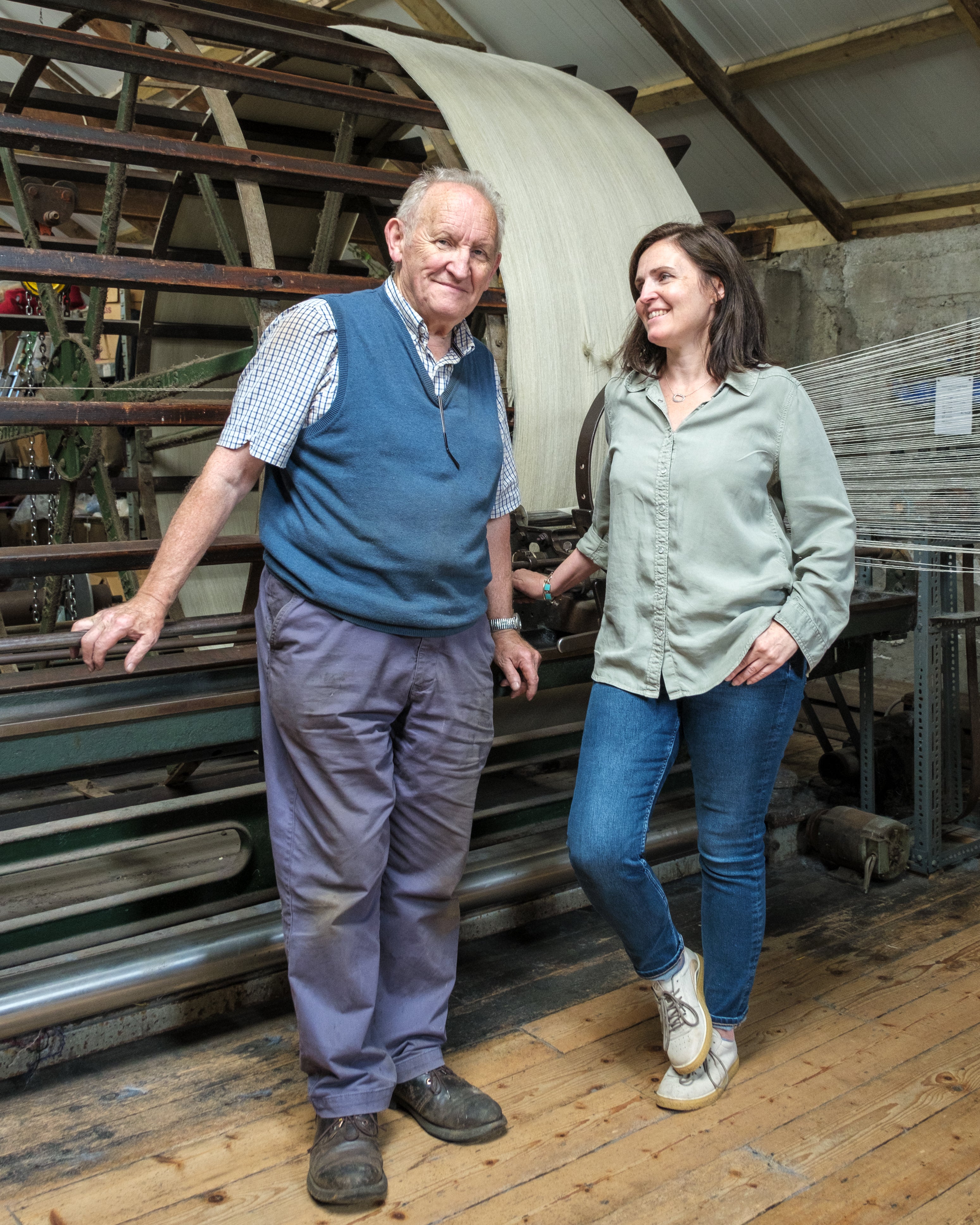 An image the features the some of the design ethos of Cushendale Woollen Mills 