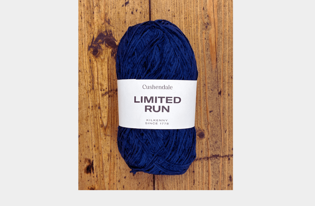 Petrol Chenille Yarn - Cushendale Woollen Mills