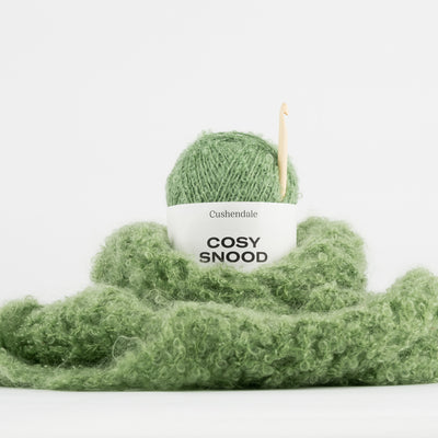 Mohair Snood Crochet Kit - Cushendale Woollen Mills