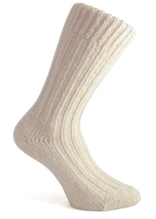 White Wool Socks