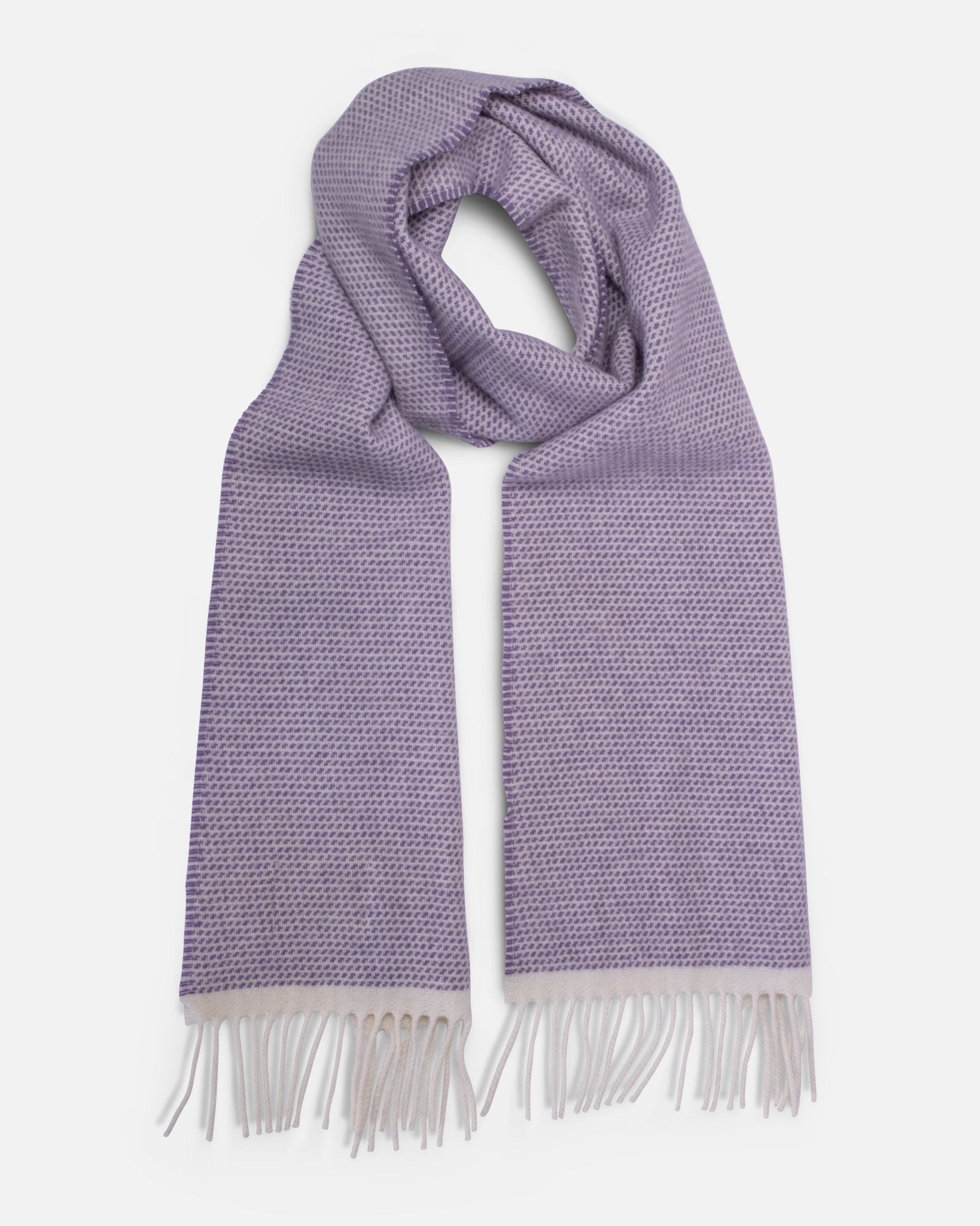 Mauve Duiske Merino Lambswool Scarf - Cushendale Woollen Mills