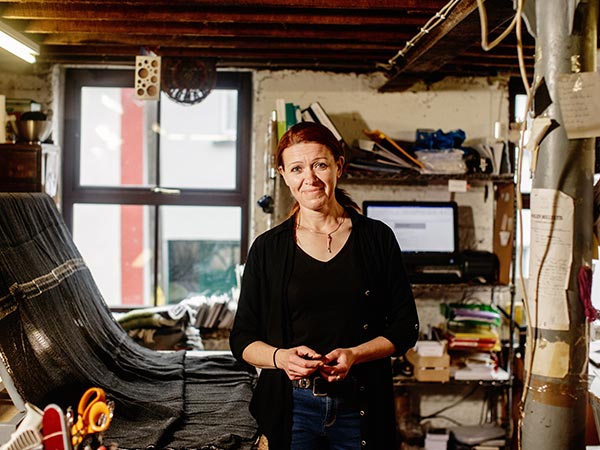 Portrait of Dorota at the mill